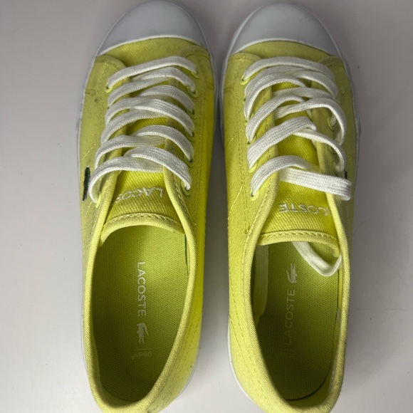 Lacoste WOMEN'S ZIANE PLUS GRAND LEATHER SNEAKERS - Picture 4 of 7